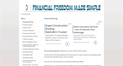 Desktop Screenshot of financial-freedom-made-simple.com